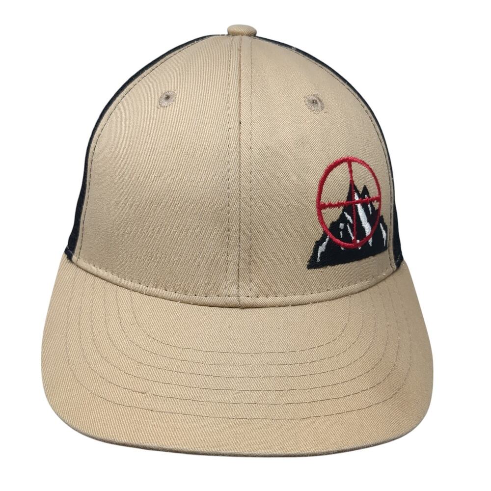 Magic Headwear Snapback Trucker Hat Brown One Size Adjustable Mesh Back